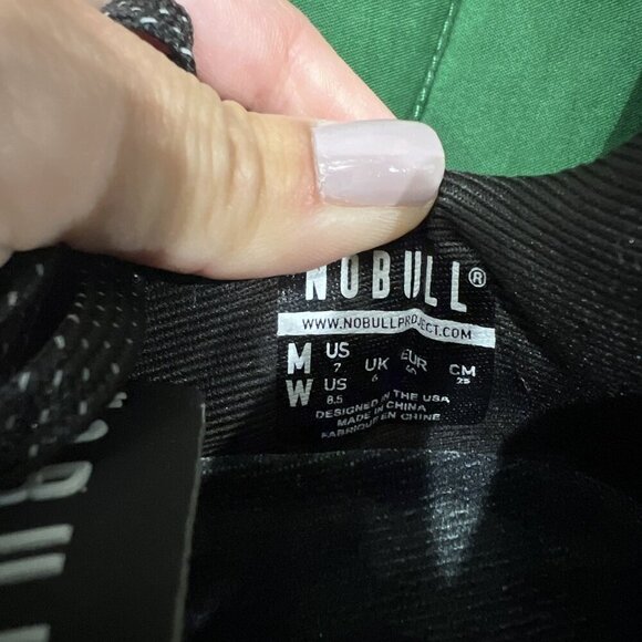 NOBULL Mens 7 Womens 8.5 Diamond Mesh Camo Dark Gum Training Running Sneakers - Picture 6 of 7